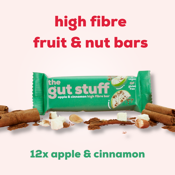 high fibre bars apple & cinnamon 12 bar box