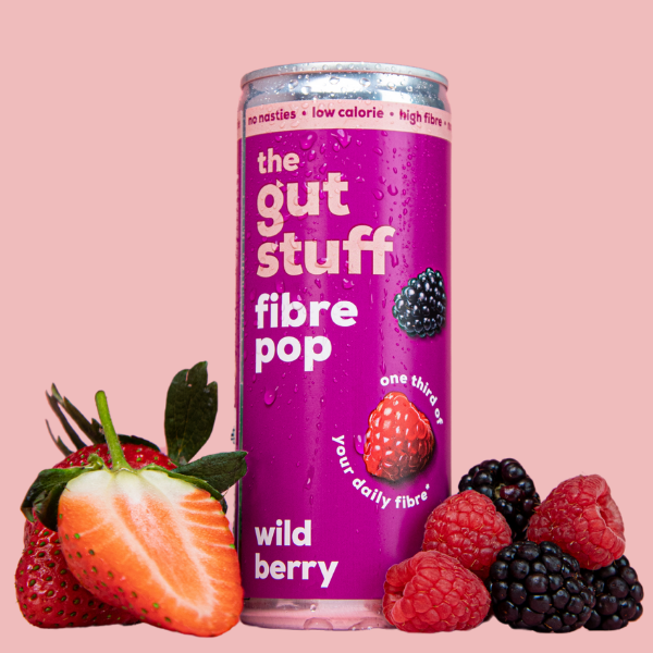 gut friendly berry high fibre drinks
