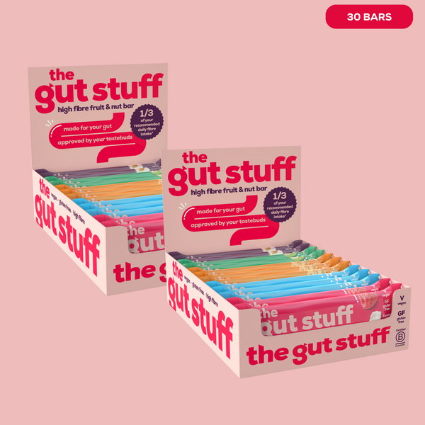 sea salt caramel high fibre bars peanut butter high fibre bars cocoa and hazelnut high fibre bars raspberry and coconut high fibre bars apple and cinnamon high fibre bars