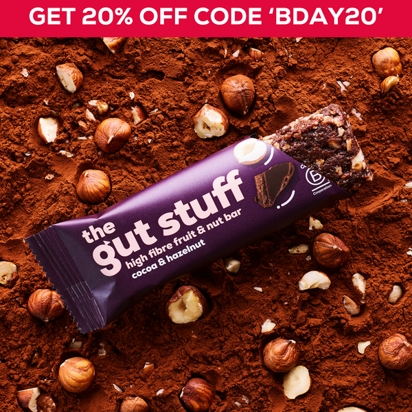 high fibre bars cocoa & hazelnut 12 bar box