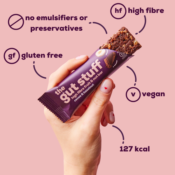 cocoa and hazelnut high fibre bars high fibre low calorie no nasties