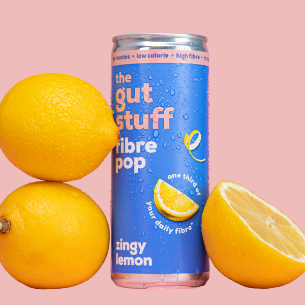 gut friendly lemon high fibre drinks