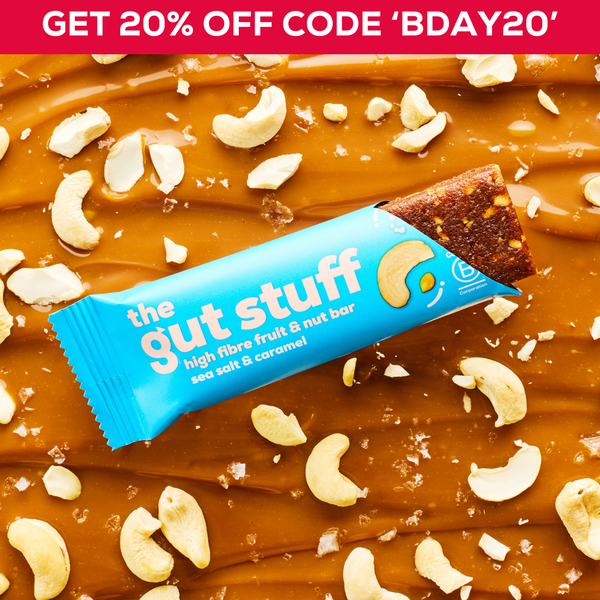 high fibre bars sea salt & caramel 12 bar box