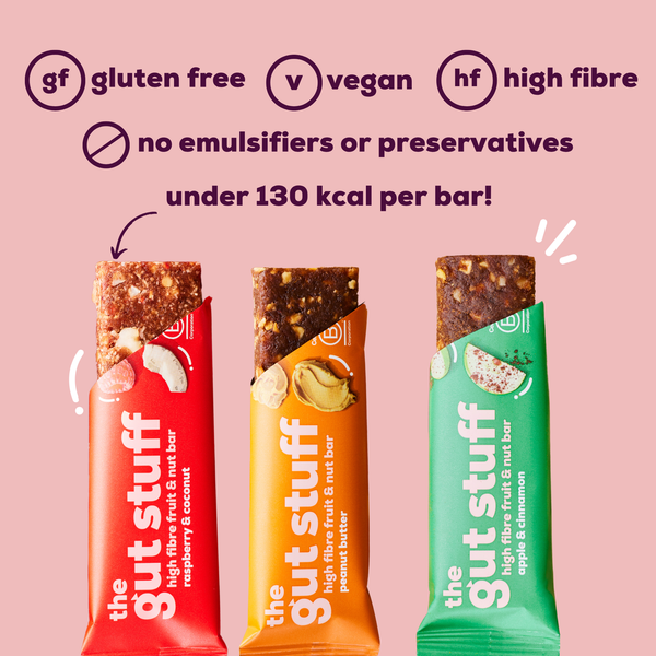 high fibre bars 'fruit and nut' bundle (36 bars)