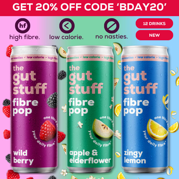 high fibre pop mixed flavour 12 can box